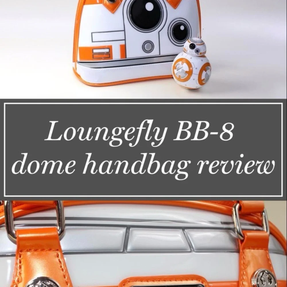 Loungefly White and Orange BB-8 Bag
